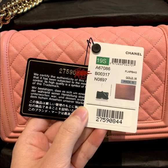 Chanel Boy Pink Caviar 19S Old Medium - Picture 14 of 14